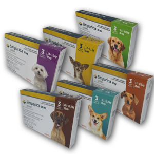 Dogs: Simparica chewable Tick & Flea Tablet